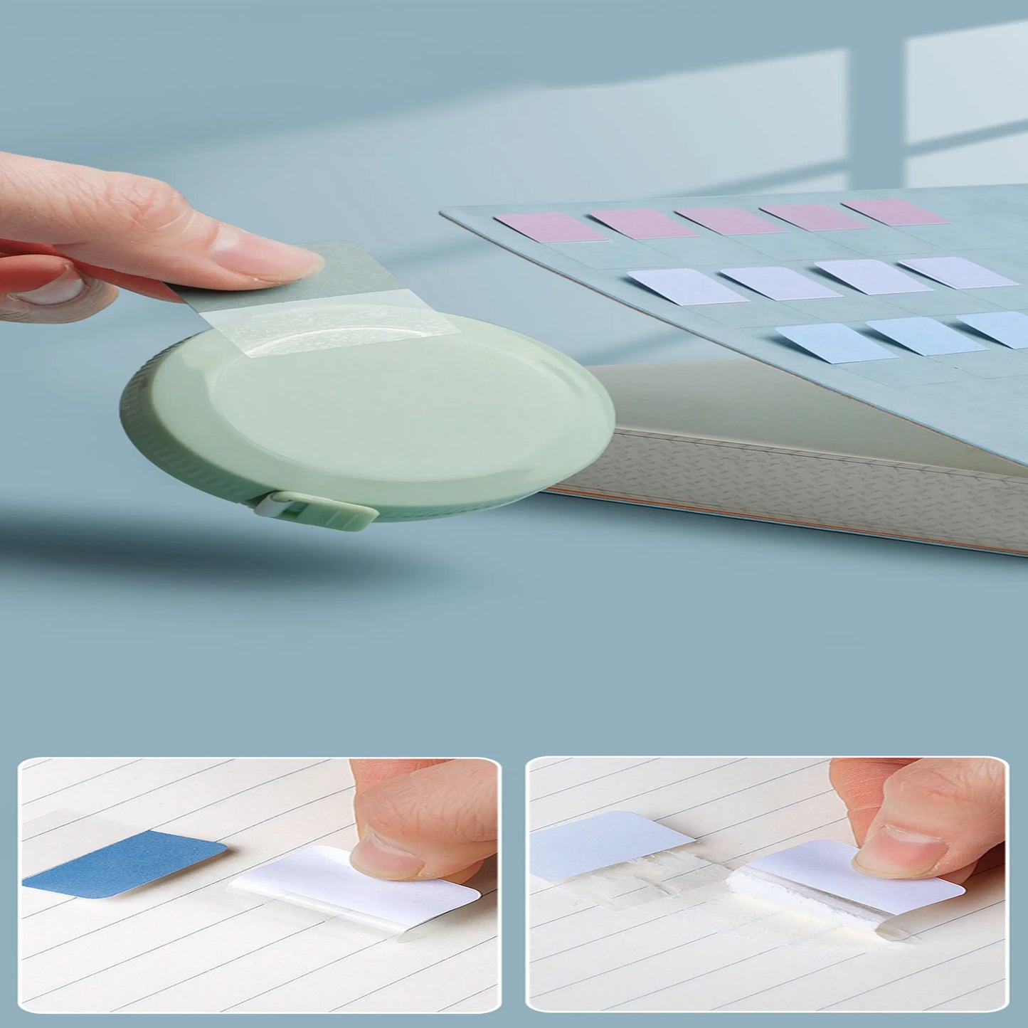 Writable and Removable Index TabsLabel StickersLoose-leaf NotebookBook ClassificatioSmall Strip MarkersnSticky Notes Tabs