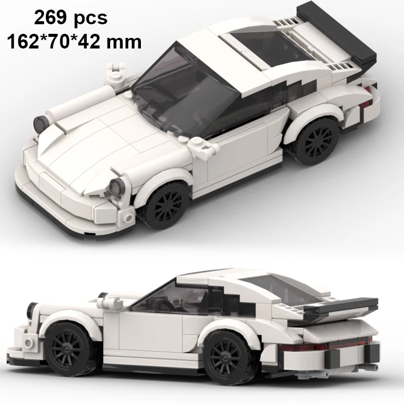 City Technical Vehicle Speed  Racing Car Building Blocks Courses Rennen гонки Carreras Moc DIY Model Brick Toys