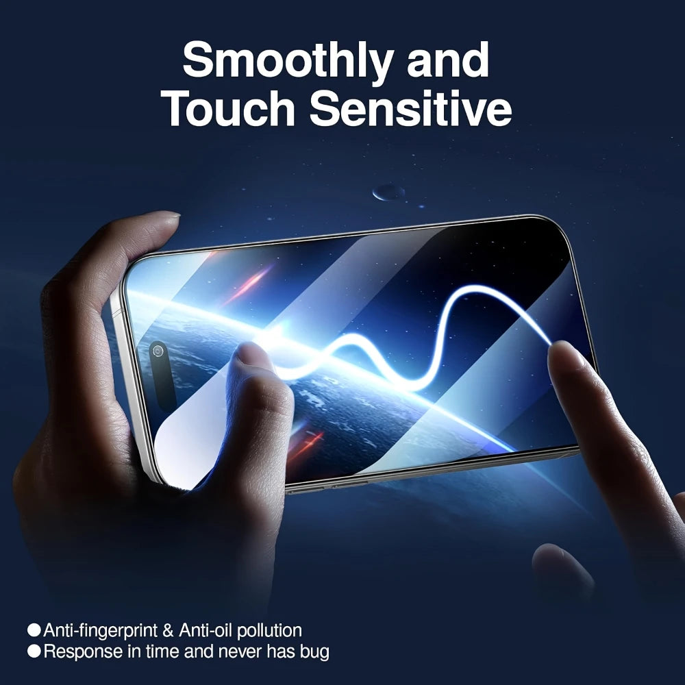 NNBILI 4PCS Privacy Screen Protector For iPhone17Pro Max 17Air Anti-Spy Glass For iPhone 16 15 14 13 12 11Pro Max Tempered Glass