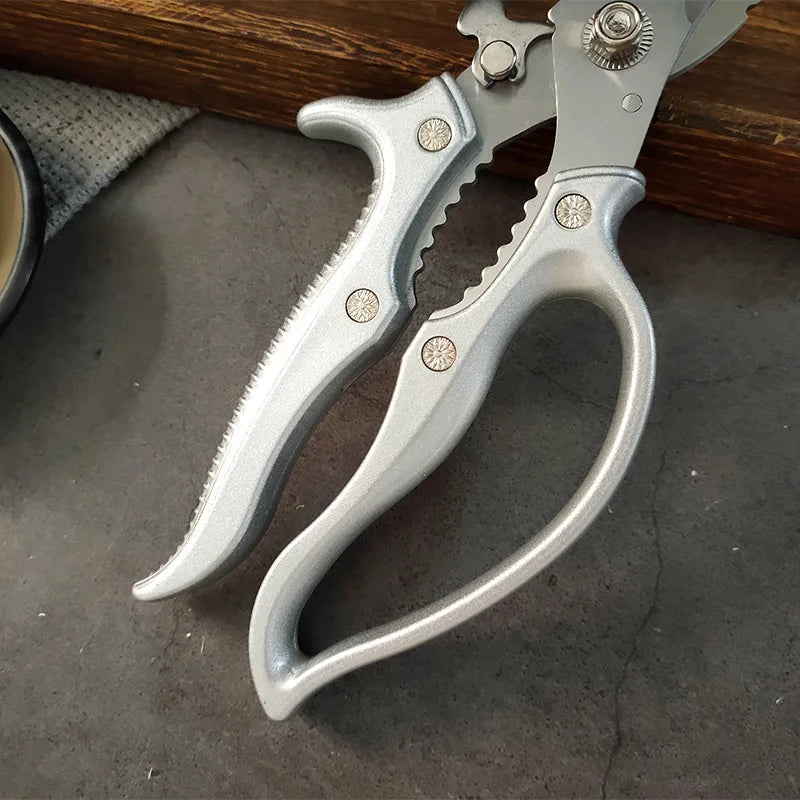 Sharp Kitchen Scissor Chicken Bone Shears Barbecue Steak Meat Vegetable Fish Cleaver Shear Can Open Bottle Chicken Bone Scissors