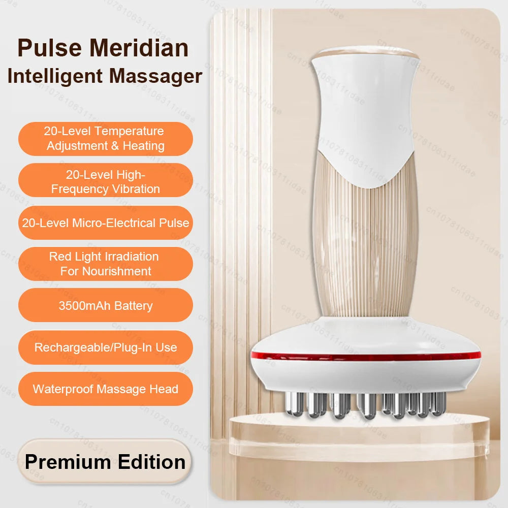 Electric Meridian Brush Full Body Universal Abdominal Massager Abdominal Rubber Scraping Artifact Shoulder Neck Thin
