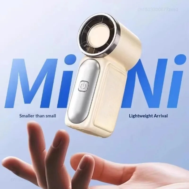Portable Fan Convenient Creative Mini Fan Pocket Hand-held Fans Lightweight Suitable for Travel Camping Outdoors Air Coolers New
