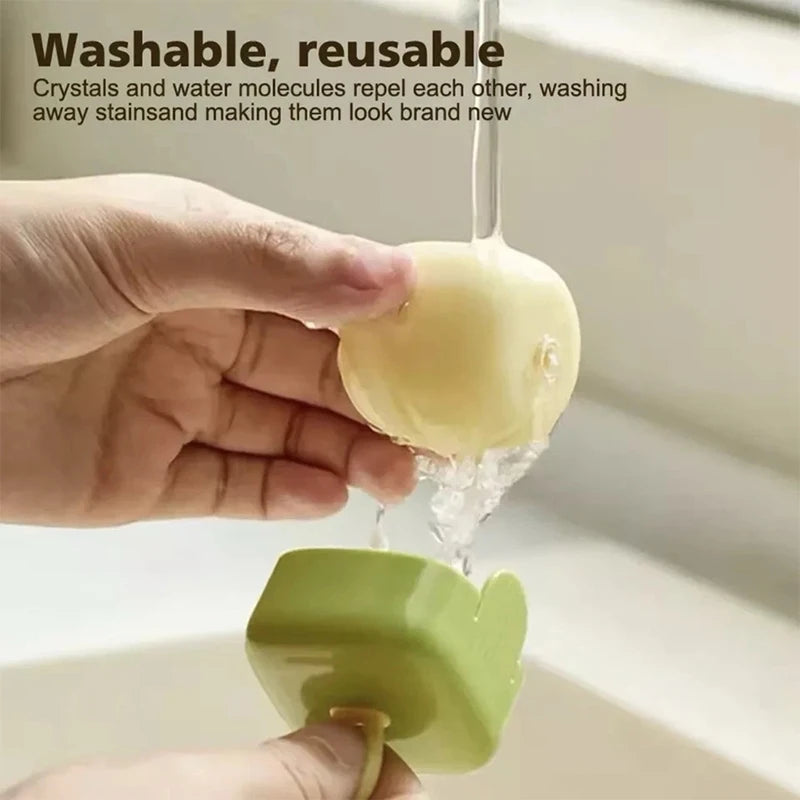 Reusable Lint Roller Washable Mini Lint Remover Portable Cleaning Tool for Pet Hair Clothes Dust