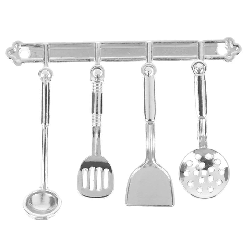 1PC Dollhouse 1/12 Scale Mini Bread Machine Miniature Kitchen Access Toaster Home Decoration Spoon Shovel Cookware Model