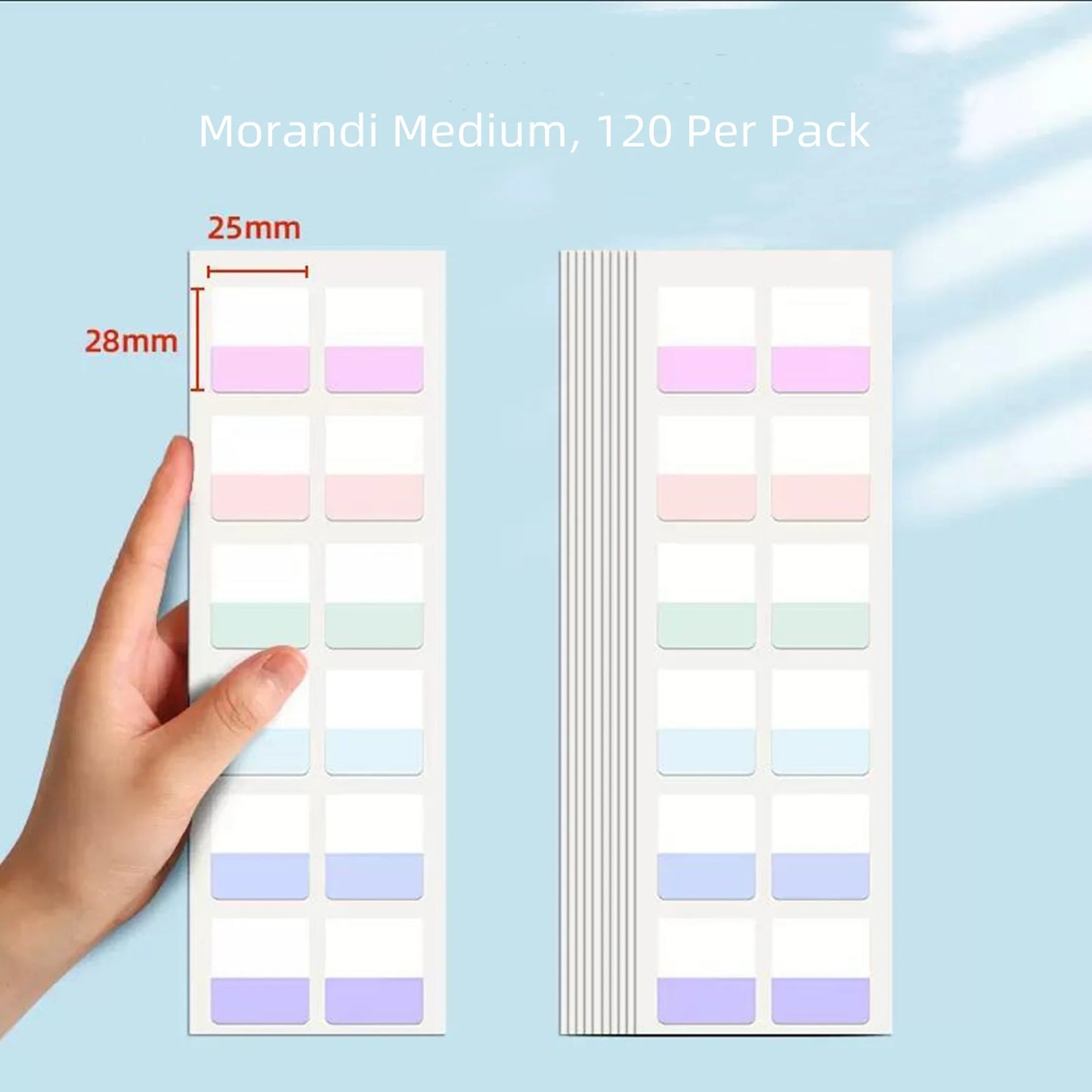 Writable and Removable Index TabsLabel StickersLoose-leaf NotebookBook ClassificatioSmall Strip MarkersnSticky Notes Tabs