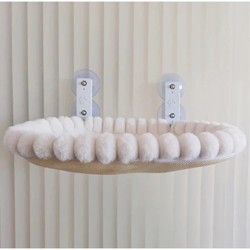 New Winter Cat Hammock Window Habitat Cat Sunbathing Glass Hanging Suction Cup Balcony Pet Nest Foldable Pet Bed Cat Supplies