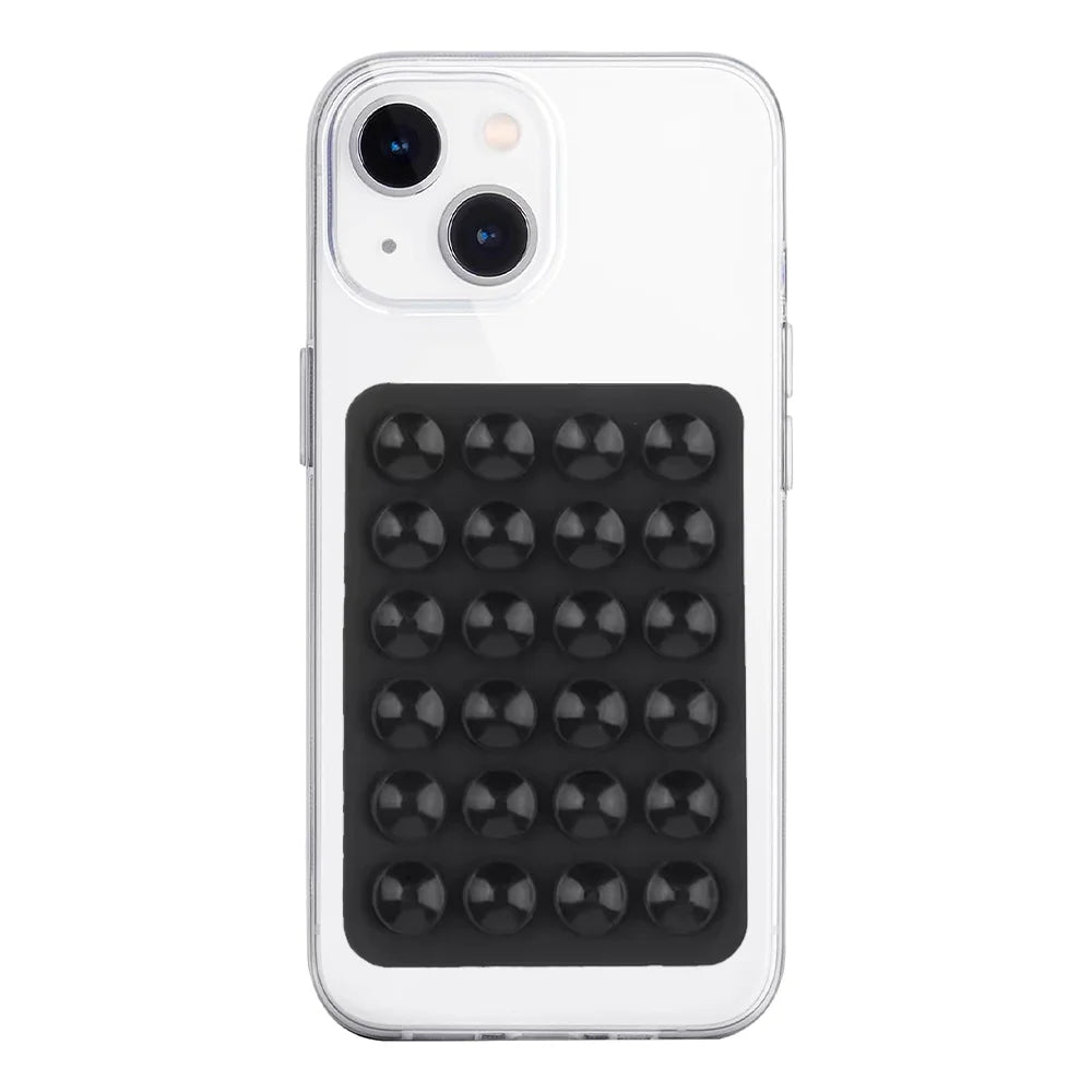 Candy Color Silicone Suction Phone Case Mount Non Slip Suction Cup Phone Stand Silicone Phone Holder For Selfies and Videos