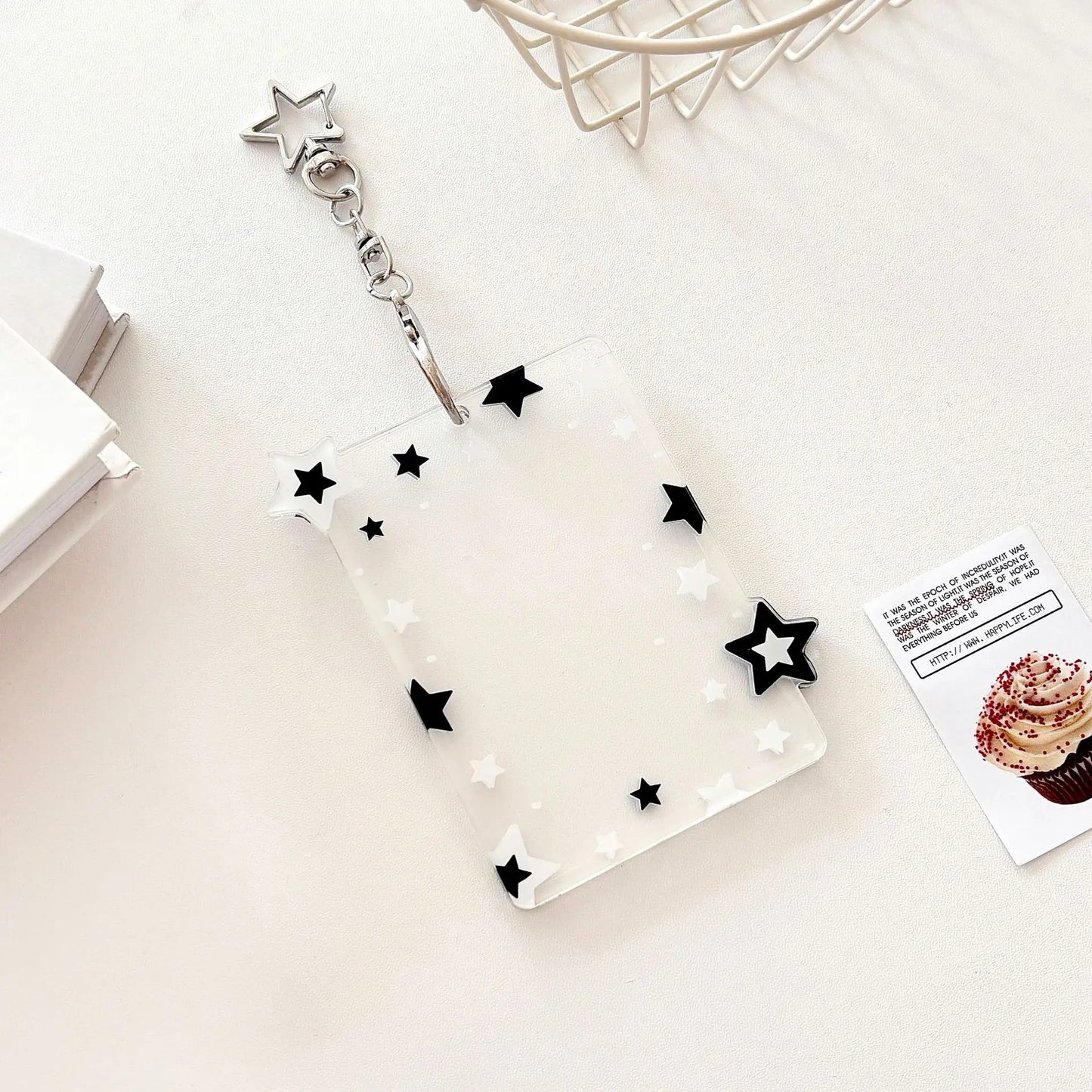 Kpop Photocard Holder Keychain, 3 Inch Credit ID Bank Card