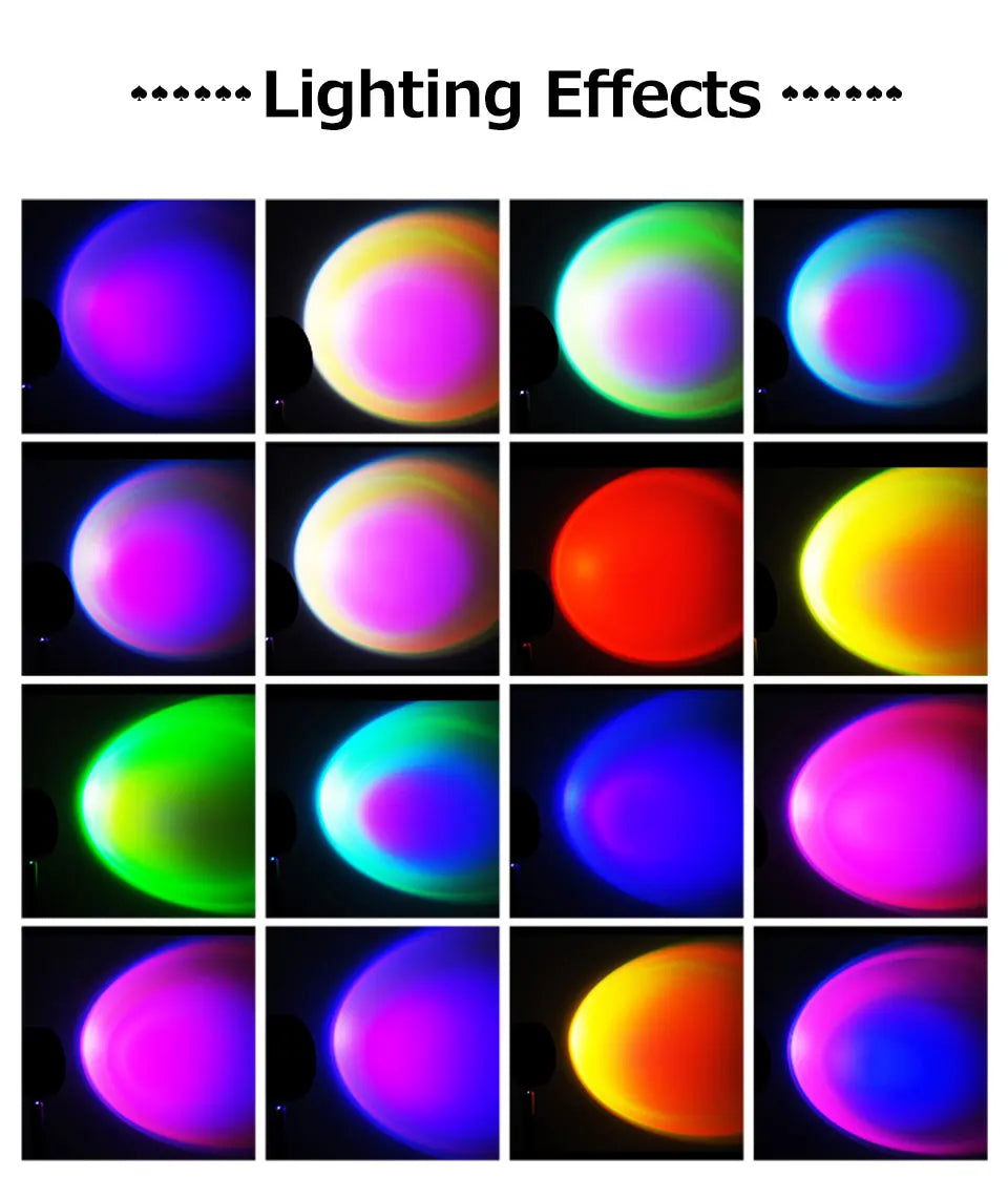 Tuya Smart Sunset Lamp Night Light Sunset Projector Smart Life APP Remote Led Lights Room Decoration Photography Birthday Gift