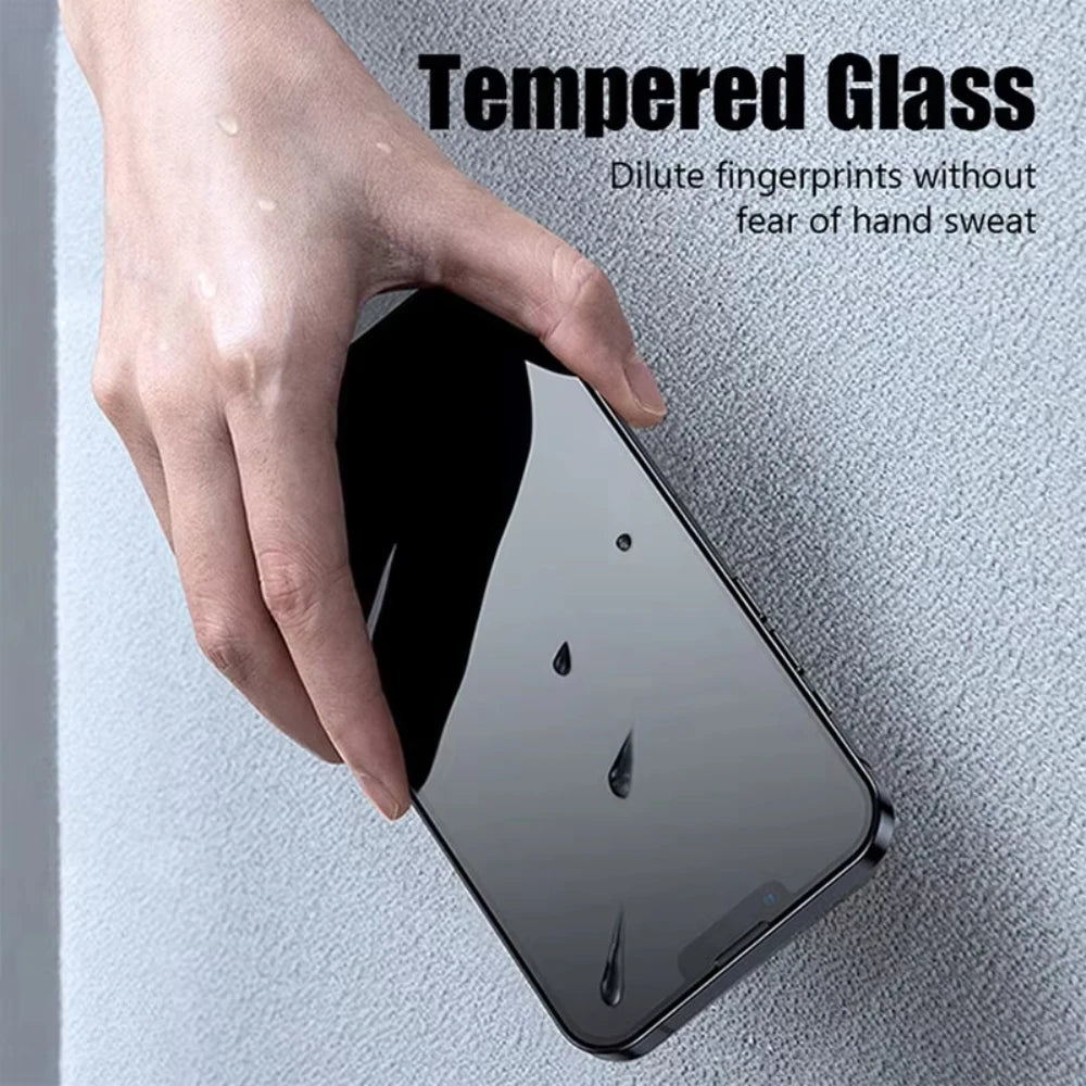 NNBILI 4PCS Tempered Glass Screen Protector For iPhone 13 16 15 12 11 Pro Max 14 15 16 Plus For 16e 12 13 Mini Toughened Glass