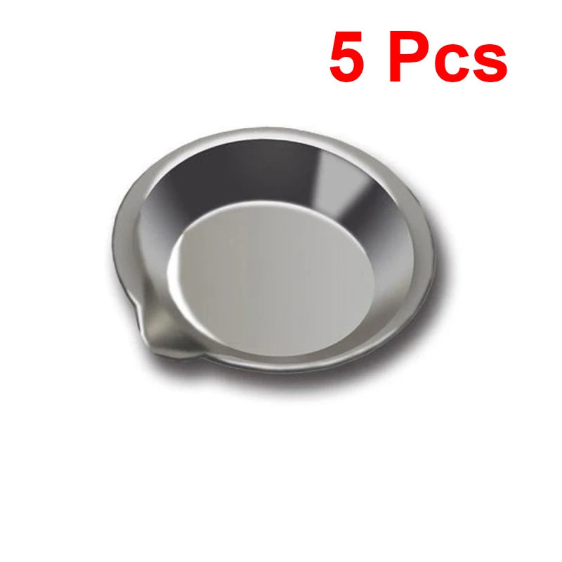 1/5/10Pcs Stainless Steel Painting Color Bowls Oil Paint Trays Paint Color Mixing Cups Color Mixer Children DIY Painting Tools