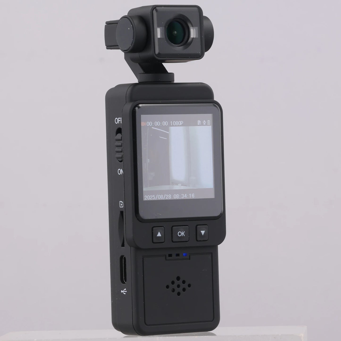 Inefala 1080P Sports Pocket Camera 1.54" Mini Lens 180° Rotatable WiFi Wireless Video Recorder 5hours Endurance Motion Camera