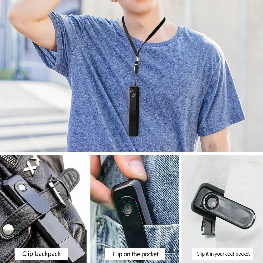 Full HD 1080P Mini Body Camera  Wearable Body Pen Cam Digital Small Sport DV Micro Camcorder  Portable Pocket Cam USB Pulg