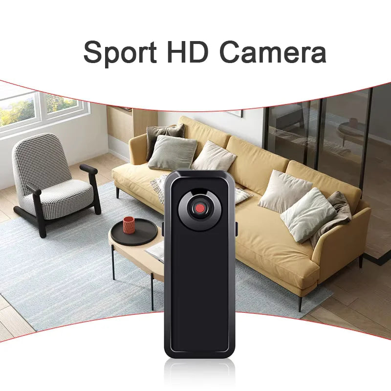 For Home and OfficeHD Mini DV Camera Body Camcorder Mount Portable Video Record Nanny Security Cam Small Sports Car DVR Webcam