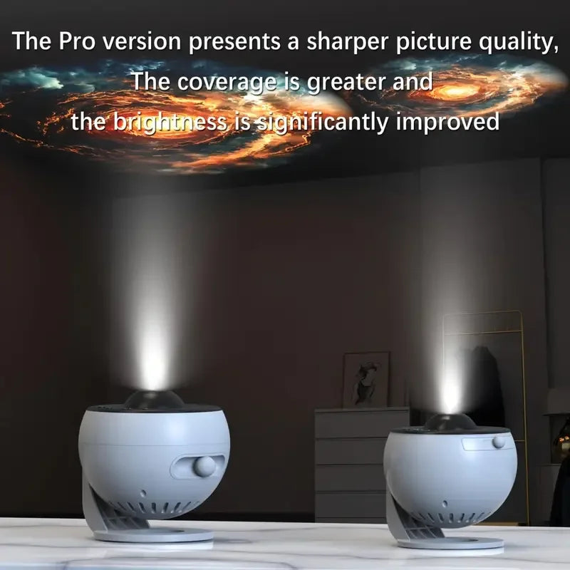 Pro Night Light Galaxy Projector Starry Sky Projector 360° Rotate Planetarium Lamp For Kids Bedroom Valentines Day Wedding Deco