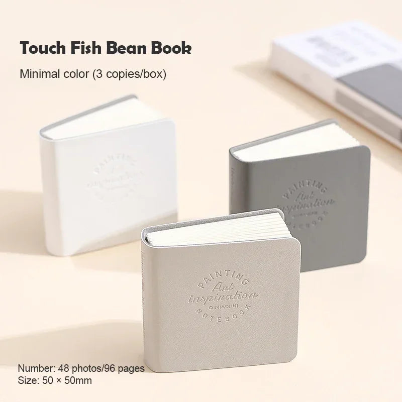 15Pcs 50x50mm Pocket Drawing Book Blank Water Color Thick Paper Mini Sketchbook 200g 48sheets Marker Painting Paper Art Supplies
