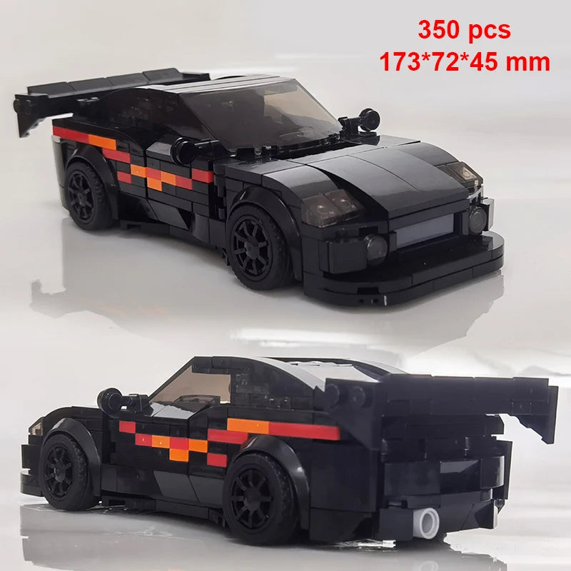 City Technical Vehicle Speed  Racing Car Building Blocks Courses Rennen гонки Carreras Moc DIY Model Brick Toys