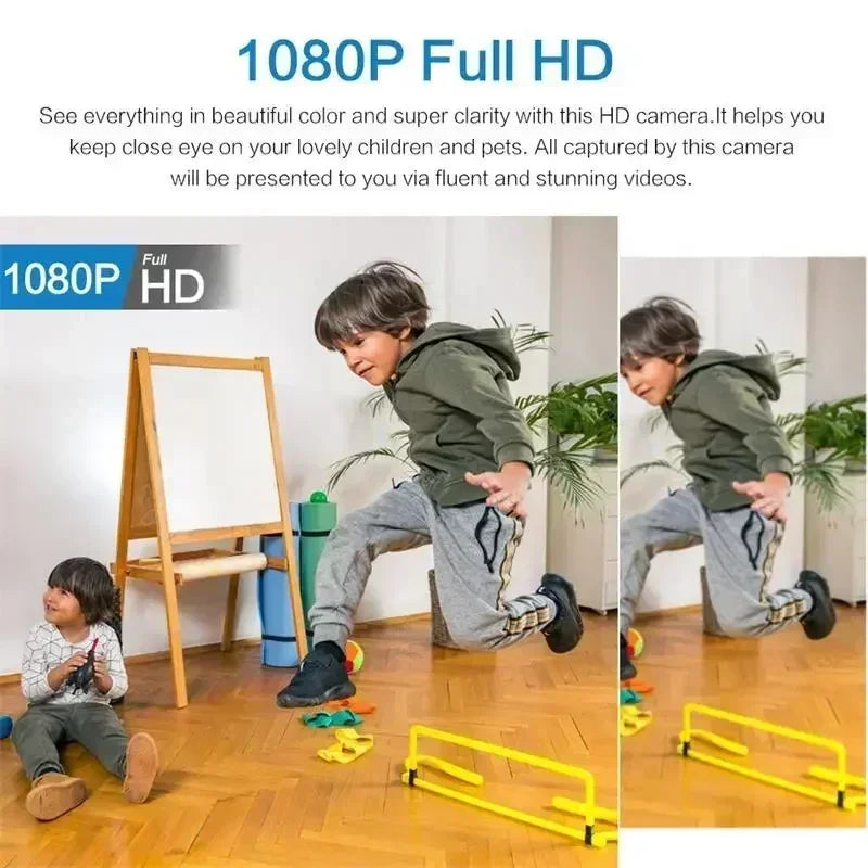 Mini 1080p HD Smart Camera Wireless Surveillance Security Video Cam Night Vision Motion Detect Camcorder Cam Monitor Smart Home
