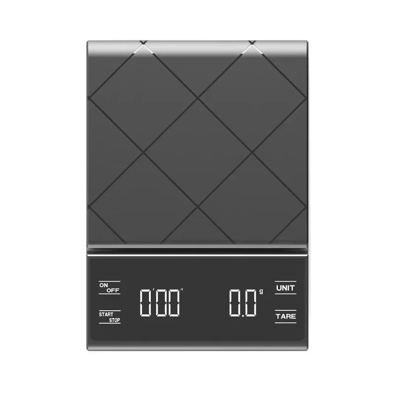 3kg/0.01g Precision Kitchen Scale with Timer-Digital Food Scale for Baking, Cooking&Coffee Brewing (LCD Display, Home Chef Tool)