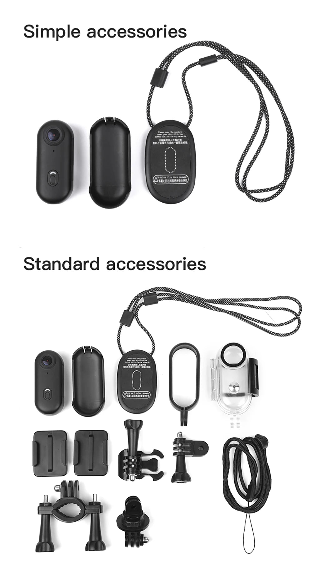 4K FHD POV Collar Cam Small Sports Camera Magnetic Necklace Pets Camcorder Mini Wireless WiFi H88 Bodycam Recording Vlog Selfie