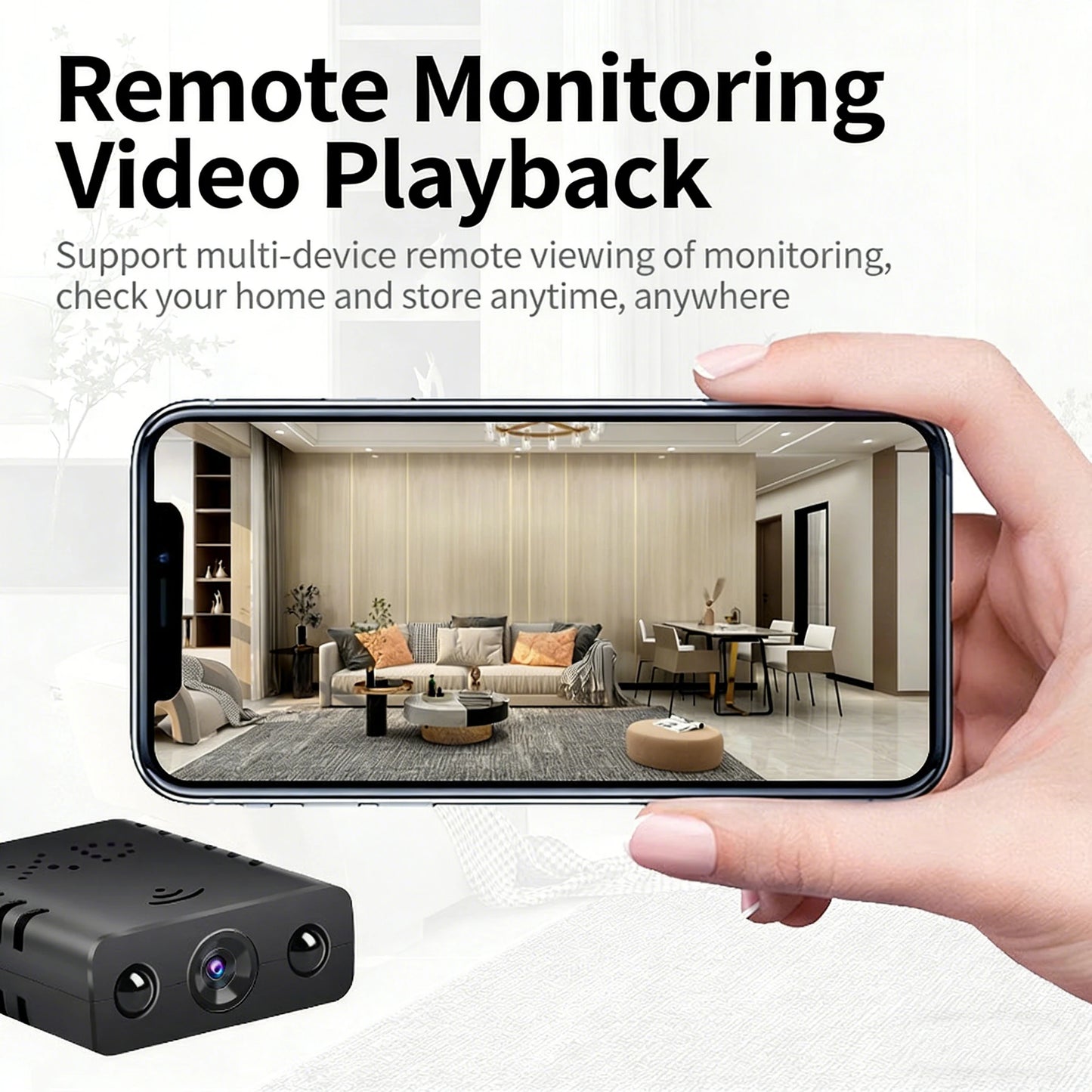 MINI Camera for Security Small WiFi 1080P HD Smart Home Cameras Mini Cameras Nanny Cam with Motion Sensor Night Vision