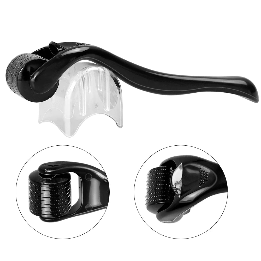 DRS 540 Dermaroller Facial Skin Care Titanium Derma Roller Micro Needle Roller for Hair Regrowth Beard Growth Face Beauty Device