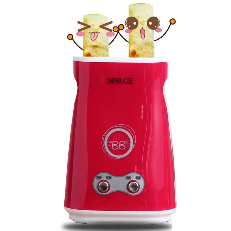 Automatic Rising Electric Egg Roll Maker Cup Breakfast Single/Double Omelette Master Fried Eggs Sausage Roller Boiler Machine EU