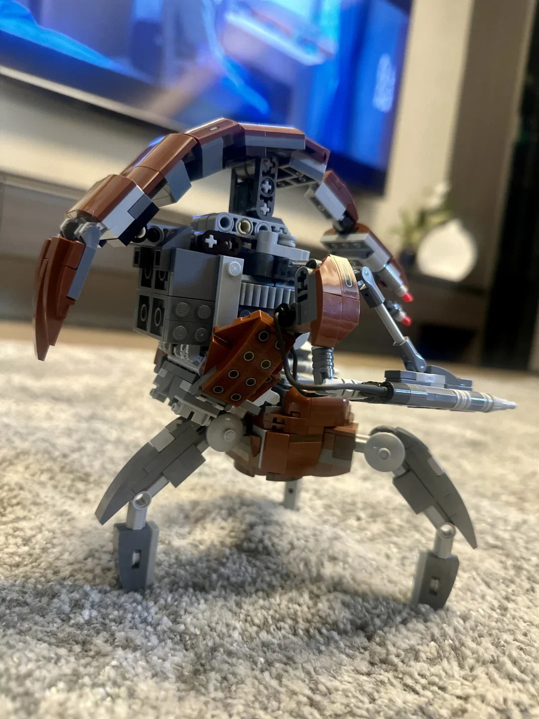New MOC combat robot model home decor building blocks for boys as holiday gifts