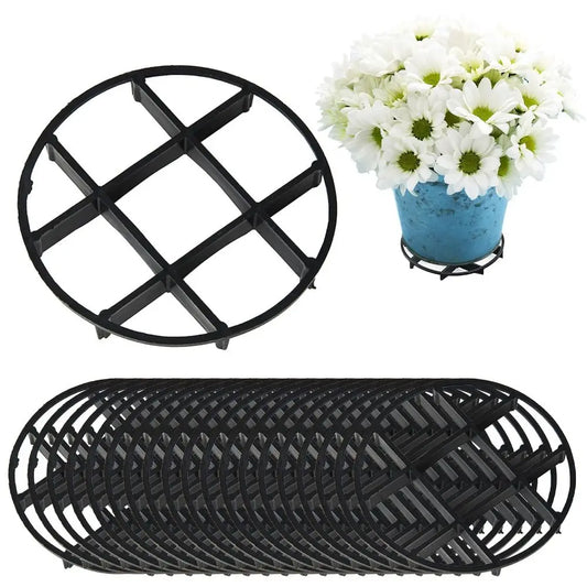 Flower Pot Bracket Reusable Mesh Pad Round Planters Support Plants Root Rot Prevention Gardening Tools