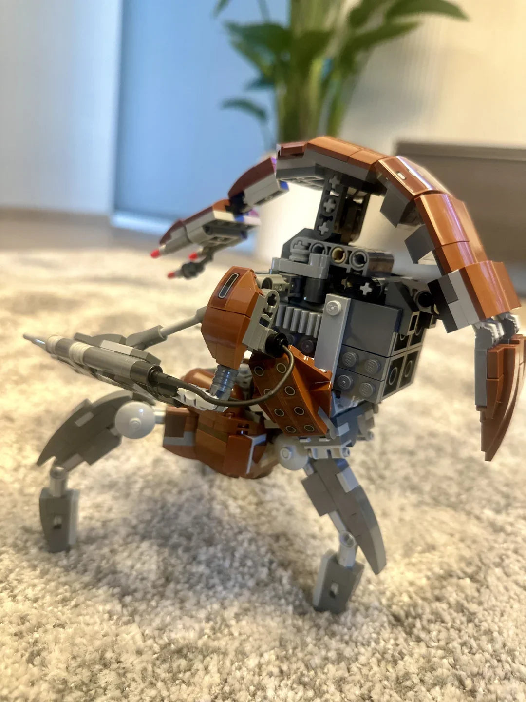 New MOC combat robot model home decor building blocks for boys as holiday gifts