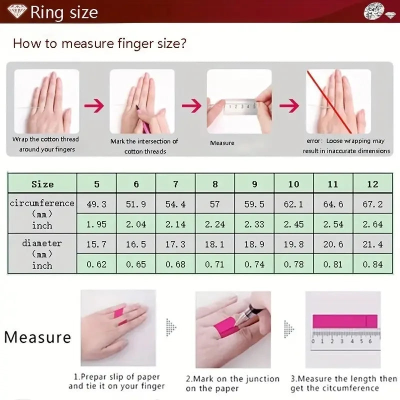 Synthetic Cubic Zirconia Ring, Women's Cocktail Ring, Women's Birthday Party Jewelry Gift