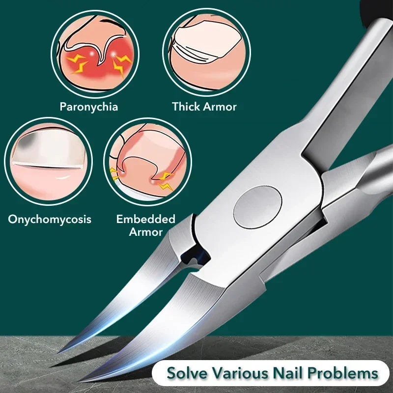 Foot Care Tool Nail Clippers Ingrown Toenail Podiatry Correction Nippers Cuticle Cutters Cut Paronychia Pedicure Manicure Hand