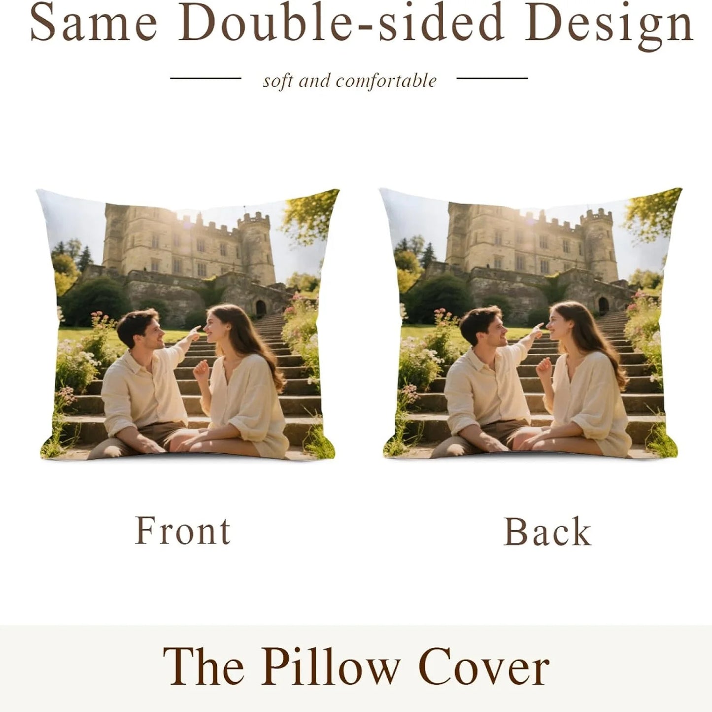 Personalized Pillows with Pictures or Text Throw Pillow Personalized Gift Grandparent Couples Gifts Pet Pillow