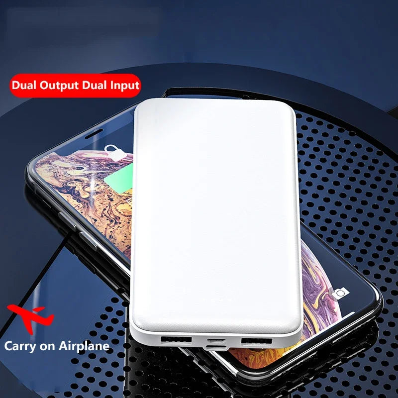 Power Bank 20000mAh 5V 2A Portable Battery Charger for Heated Vest Jacket Air Conditioned Clothing Poverbank for Xiaomi iPhone