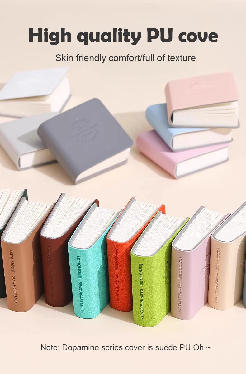 15Pcs 50x50mm Pocket Drawing Book Blank Water Color Thick Paper Mini Sketchbook 200g 48sheets Marker Painting Paper Art Supplies