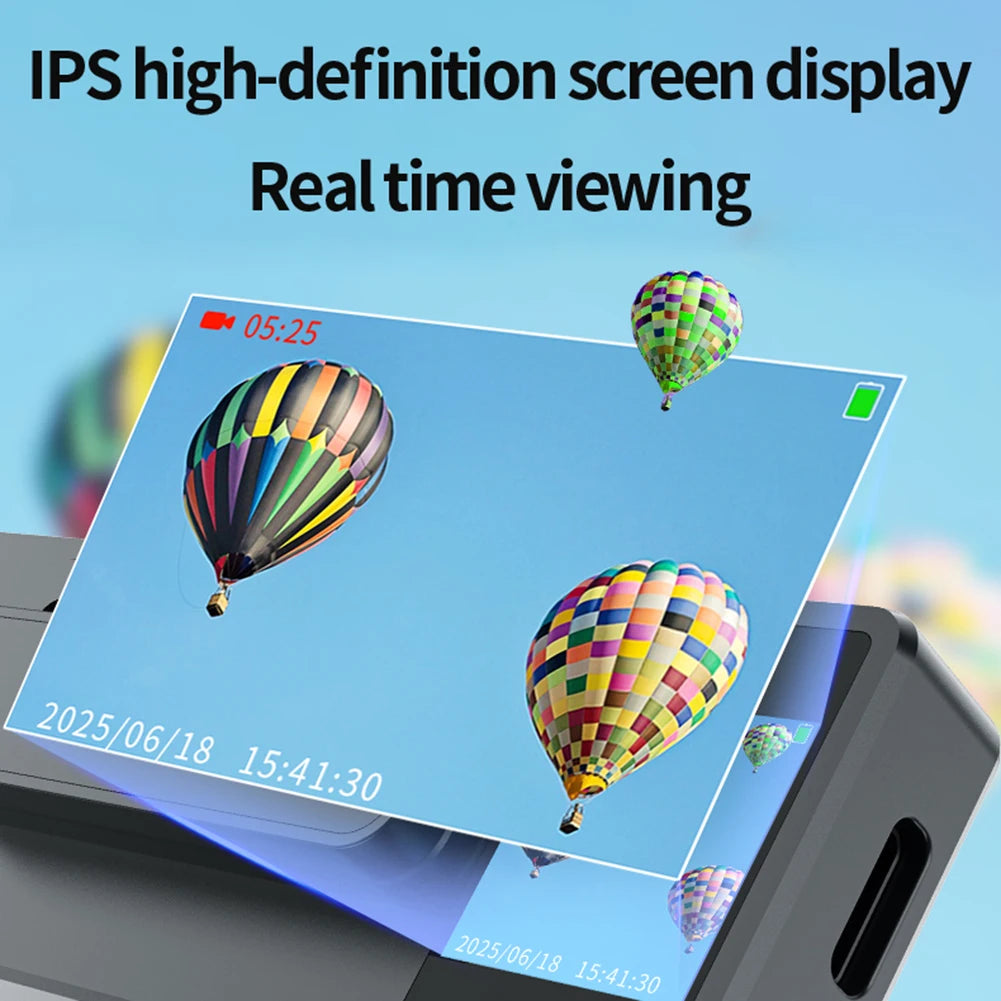 Body Camera with Audio and Video Recording Magnetic Wearable Action Cameras for Work Lectures Business Meetings Interviews