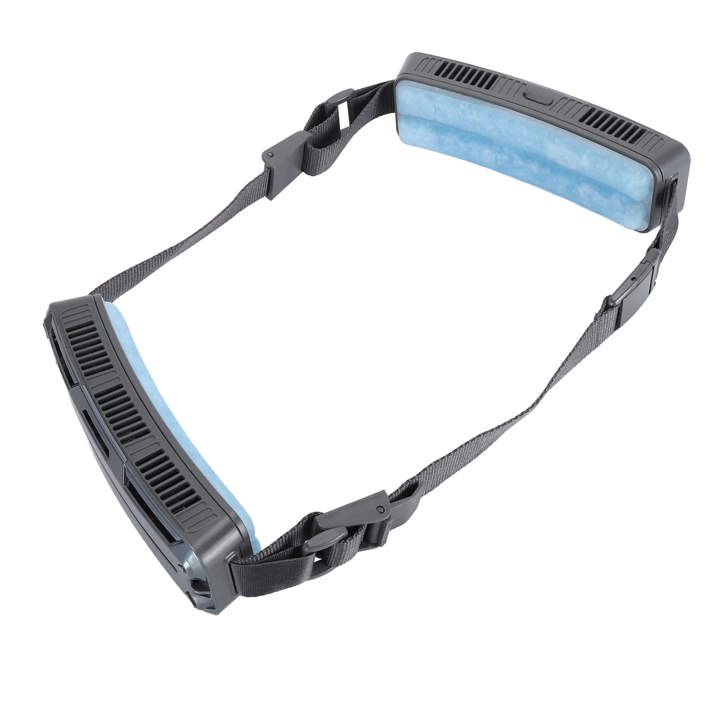 Travel Fan Wearable Waist Fan Multifunctional 3 Speeds Adjustable Ice Compress Efficient Wide Angles Belt Fan for Outdoor Sports