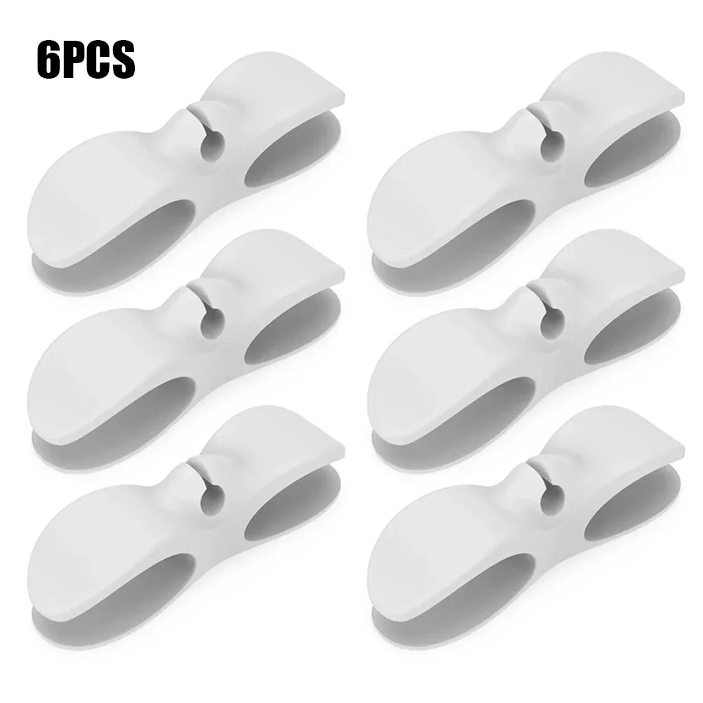 MAOYYE 6pcs/4pcs Cable Winder Cable Clip Holder Cable Organizer Easy To Install Multi-function Suitable For Kitchen Appliances