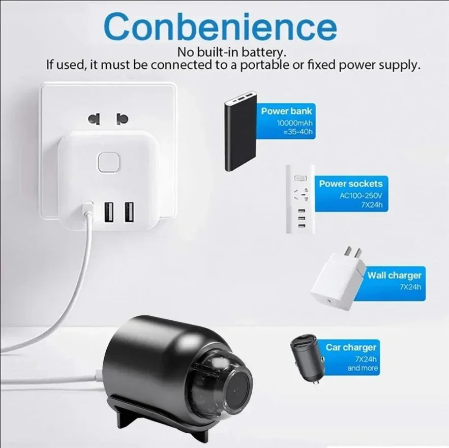 Mini X5 Camera Wireless 1080P Surveillance Security Video Cam Night Vision Motion Detect Camcorder Mini Cam Monitor Smart Home