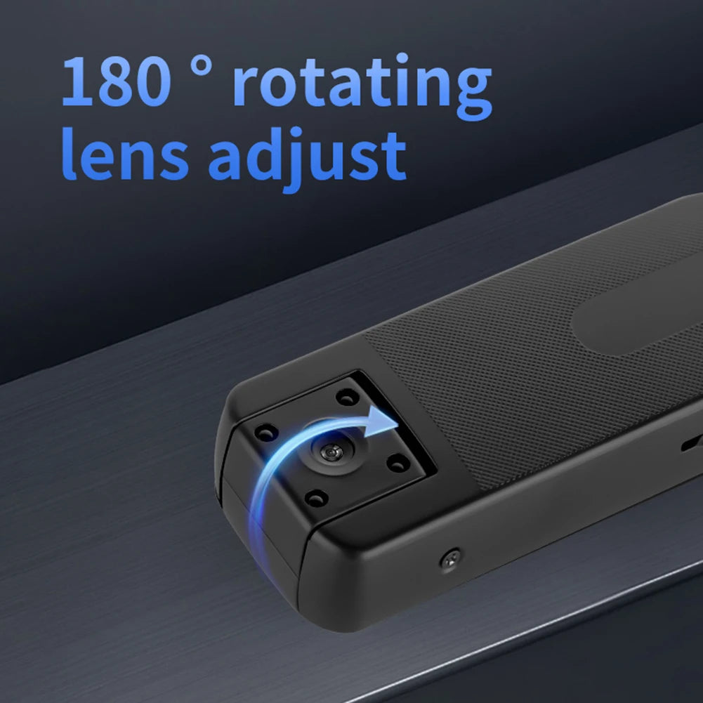Wearable HD 1080P Worn Bodycam Night Vision WiFi Portable Small Personal Camcorder with Audio & Video Recording Body Worn Cam
