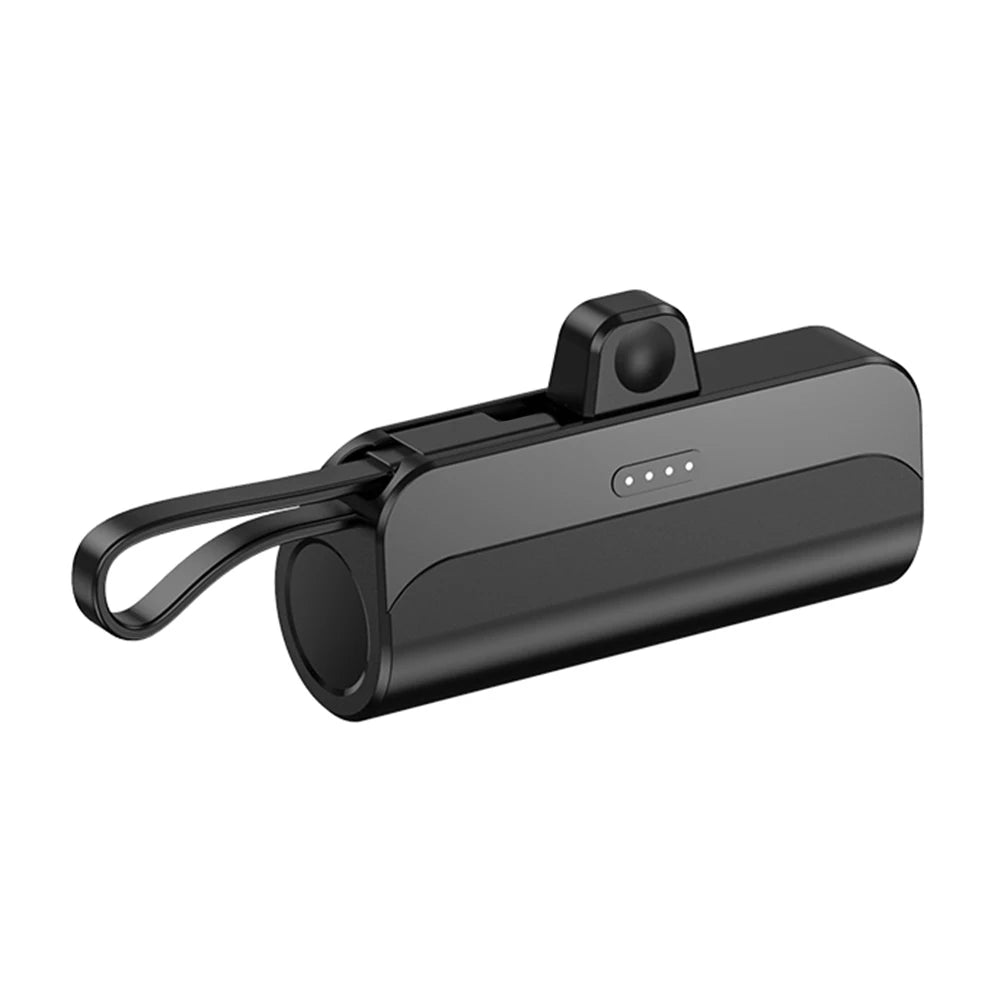 Wireless Power Bank 5000mAh Large Capacity External Battery Pack Portable Charger Plug and Play Convenient for Home Travel