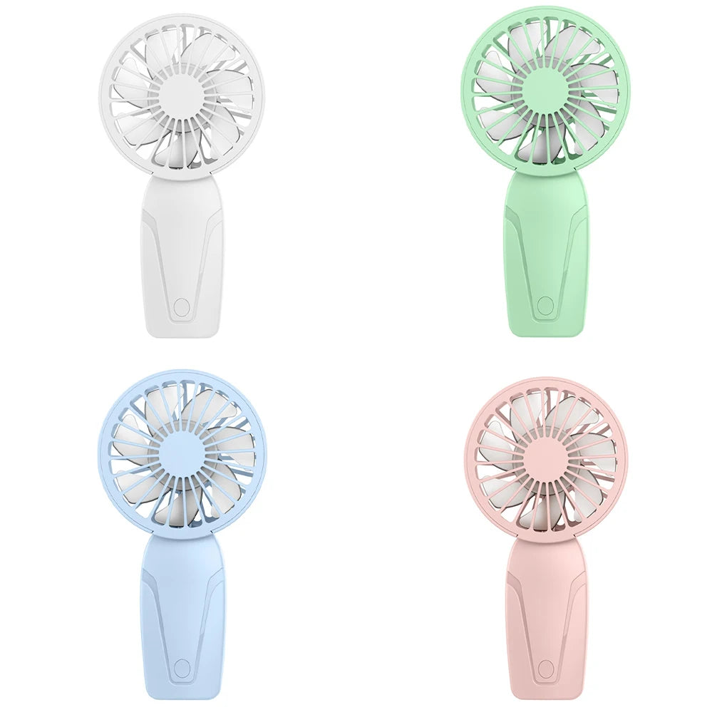 Travel Upgraded Portable Fan 3 Speed Silent Mini Handheld Fan USB Charging Handheld Small Fan for Kids Women Men Indoor Outdoor