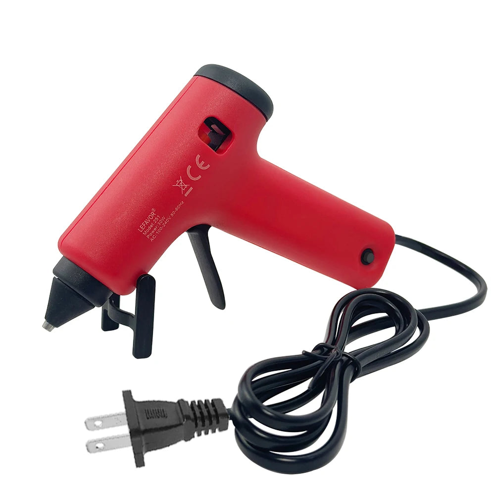 30W Hot Melt Glue Gun Mini Household Industrial Silicone Guns DIY Heat Temperature Thermo Electric Repair Tool With Glue Sticks