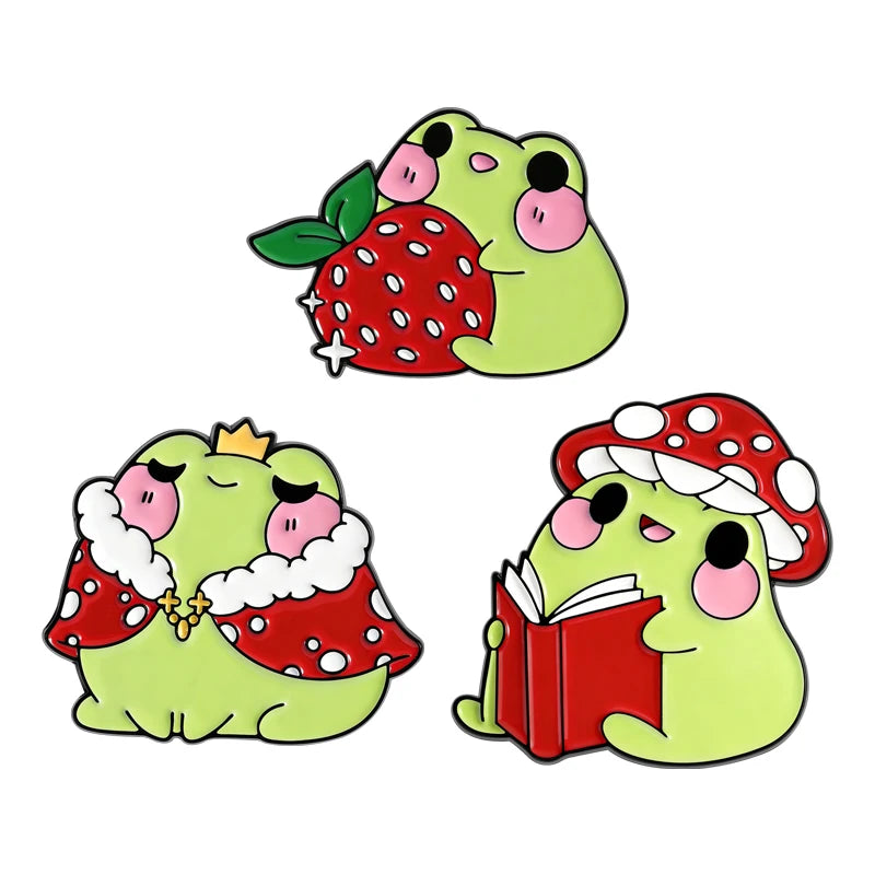 3-7pcs/sets Cartoon Anime Middle Finger Rude Cat Enamel Pins Low Battery Daisy Flower Brooches Backpack Lapel Badge Jewelry Gift