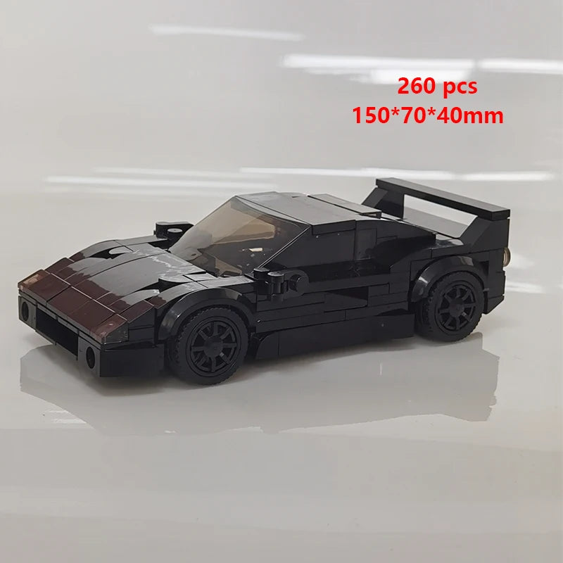 City Technical Vehicle Speed  Racing Car Building Blocks Courses Rennen гонки Carreras Moc DIY Model Brick Toys