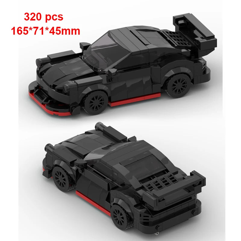City Technical Vehicle Speed  Racing Car Building Blocks Courses Rennen гонки Carreras Moc DIY Model Brick Toys