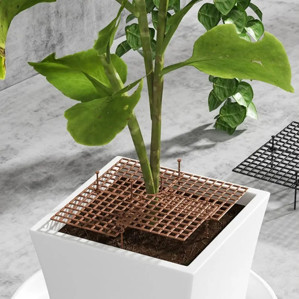 Cuttable Plant Pot Guards Rust-proof Plastic Flower Pot Cover 19cm/30cm/52cm Round/Square Plant Protection Mesh