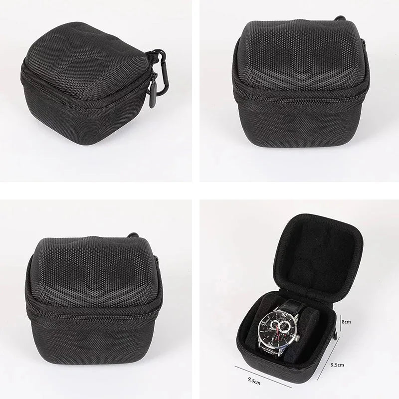 EVA Watch Storage Box Organizer for Wristwatches Smart Accessories Watches Data Cable Storage Zippered Bag Portable Travel Case