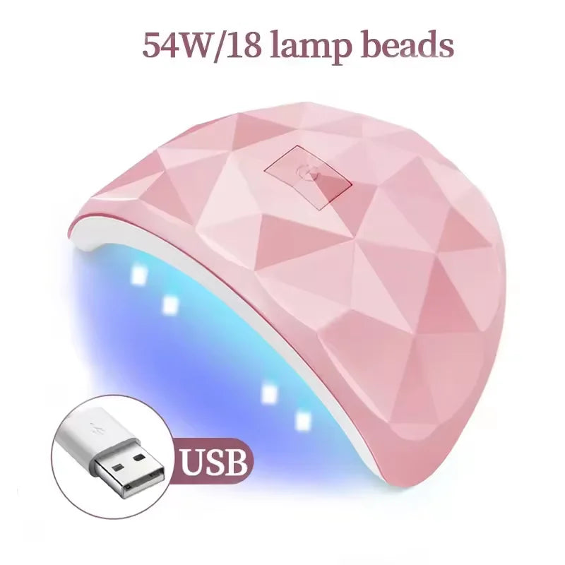 LULAA Nail Dryer Lamp UV Light For Nails Eyes Protection UV Lamp for Gel Nails Gel Nail Polish Curing Dryer Home Salon Tool