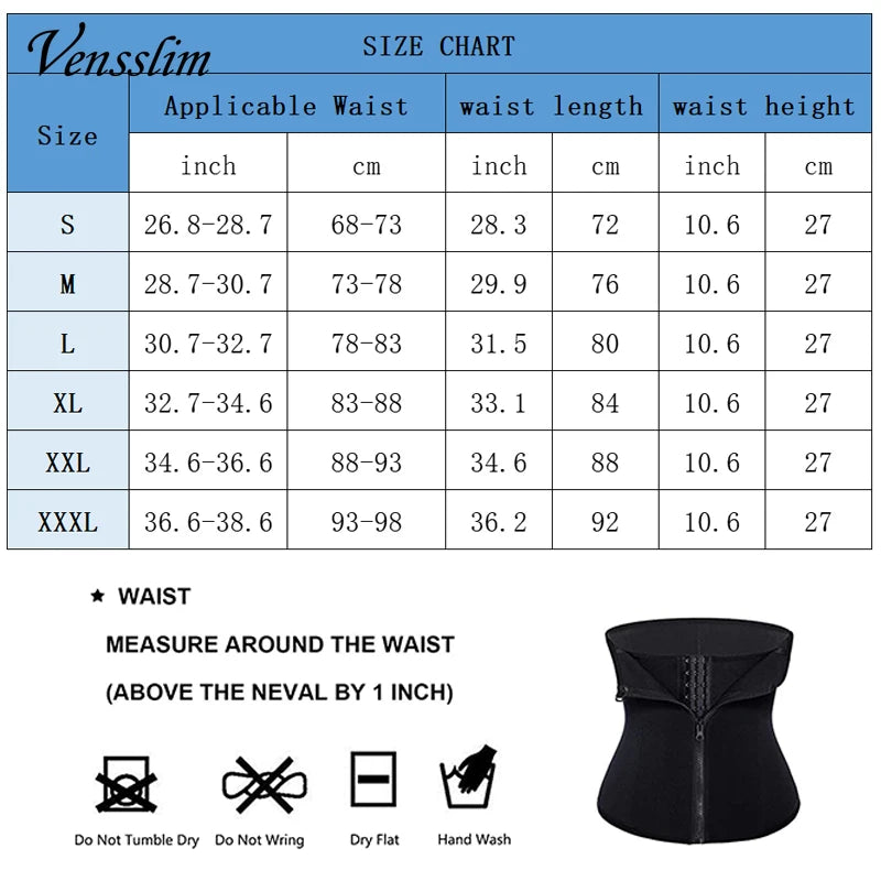 Men Waist Trainer Corsets Tummy Control Shapewear Sport Workout Girdle Slimming Body Shaper Sauna Sweat Belt